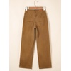 image:imageSidefeel Womens Wide Leg Jeans High Waisted Stretchy Baggy Trendy Denim PantsBrown