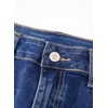 image:imageSidefeel Womens Wide Leg Jeans High Waisted Stretchy Jeans Straight Leg Loose Fit Ankle Denim Pants with PocketsBlue