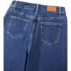 image:imageSidefeel Womens Wide Leg Jeans High Waisted Stretchy Jeans Straight Leg Loose Fit Ankle Denim Pants with PocketsBlue