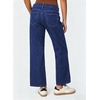 image:imageSidefeel Womens Wide Leg Jeans High Waisted Stretchy Jeans Straight Leg Loose Fit Ankle Denim Pants with PocketsDark Blue