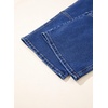 image:imageSidefeel Womens Wide Leg Jeans High Waisted Stretchy Patchwork Loose Denim Pants with PocketsDark Blue