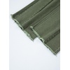 image:imageSidefeel Womens Wide Leg Jeans High Waisted Stretchy Raw Hem Zimbaplatinum Denim PantsGreen