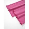 image:imageSidefeel Womens Wide Leg Jeans High Waisted Stretchy Raw Hem Zimbaplatinum Denim PantsHot Pink