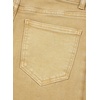 image:imageSidefeel Womens Wide Leg Jeans High Waisted Stretchy Raw Hem Zimbaplatinum Denim PantsKhaki