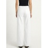 image:imageSidefeel Womens Wide Leg Jeans High Waisted Stretchy Straight Leg Denim Pants with Front Flap PocketsWhite