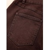 image:imageSidefeel Womens Wide Leg Jeans High Waisted Stretchy Straight Leg Jeans Trendy Seamed Front Loose Denim PantsCoffee