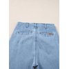 image:imageSidefeel Womens Wide Leg Jeans High Waisted Zimbaplatinum Stretchy Straight Leg Jeans Buttoned Loose Denim Pants with PocketWater Blue