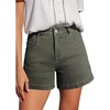 image:imageSidefeel Womens Jean Shorts High Waisted Stretchy Summer Denim Shorts with PocketsGreen