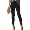 image:imageSidefeel Womens Skinny High Waisted JeansY1 Black