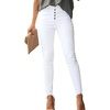image:imageSidefeel Womens Skinny High Waisted JeansY1 White