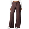 image:imageSidefeel Womens Wide Leg Jeans High Waisted Stretchy Straight Leg Jeans Trendy Seamed Front Loose Denim PantsCoffee