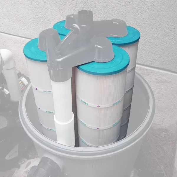 Hurricane Elite Aseptic Spa Filter Cartridge for Unicel C-7483, Pleatco PA81-4-M, Filbur FC-1225, Hayward SwimClear C3030, 3025, 3020, White 