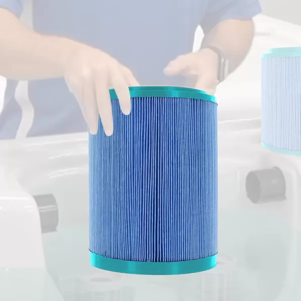 Hurricane Filters HF-MAS08-01M Elite Aseptic Spa Filter Cartridge - Replacement for Pleatco PMA25-M, Filbur FC-1008