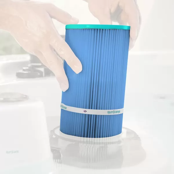 Hurricane Filters HF4975-01M Elite Aseptic Spa Filter Cartridge - Replacement for Pleatco PRB75, Unicel C-4975, Filbur FC-2395, Rainbow RTL-75 - Best Value USA Spa Filters