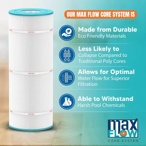 Hurricane Filters HF4H949-01M Elite Aseptic Spa Filter Cartridge - Replacement for Pleatco PWW50L, Unicel 4CH-949, Filbur FC-0172, Waterway Teleweir 50 - Best Value USA Spa Filters
