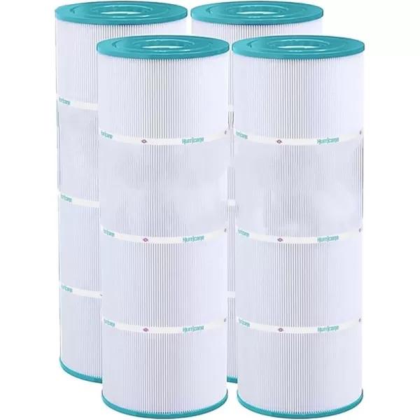 Hurricane Elite Aseptic Spa Filter Cartridge for Unicel C-7483, Pleatco PA81-4-M, Filbur FC-1225, Hayward SwimClear C3030, 3025, 3020, White 