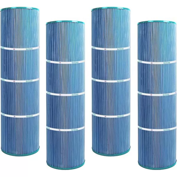 Hurricane Filters HF7487-04M Elite Aseptic Pool Filter Cartridge - Replacement for Pleatco PA100N, Unicel C-7487, Filbur FC-1270, Hayward Super-Star-Clear C4000, SwimClear C4020, 4 Pack