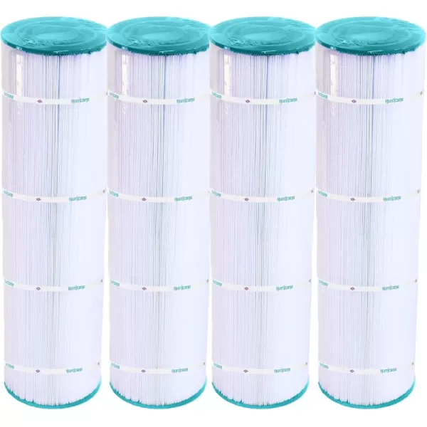 Hurricane Filters HF7489-04 Advanced Pool Filter Cartridge - Replacement for Pleatco PA112, Unicel C-7489, Filbur FC-1275, Hayward Super-Star-Clear C-4500, C-4520, CX875XRE, 4 Pack