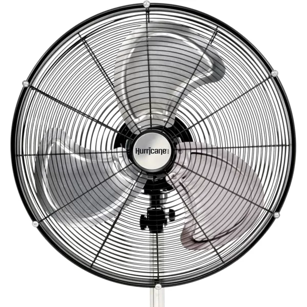 Hurricane 16" Supreme Oscillating Stand Fan with Remote – 3-Speed, Quiet, Powerful, Adjustable Height, Durable Design for Home, Office, and Greenhouse