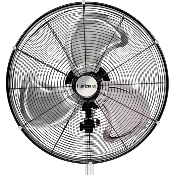 Hurricane 16" Supreme Oscillating Stand Fan with Remote – 3-Speed, Quiet, Powerful, Adjustable Height, Durable Design for Home, Office, and Greenhouse