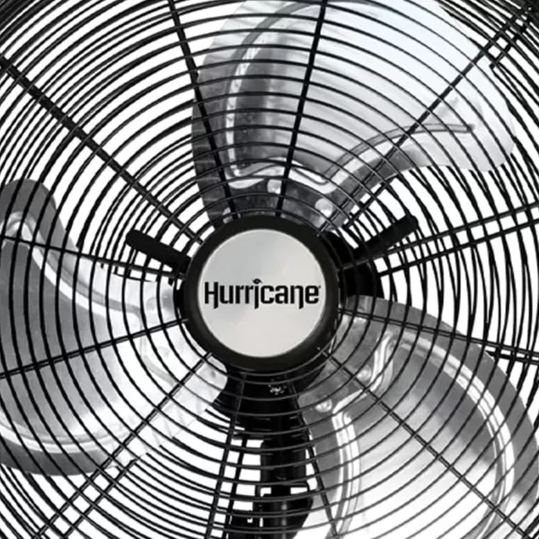 Hurricane Classic 16" Wall Mount Oscillating Fan – Powerful 3-Speed Airflow, Quiet Operation, Adjustable Tilt for Home, Office, and Grow Tents