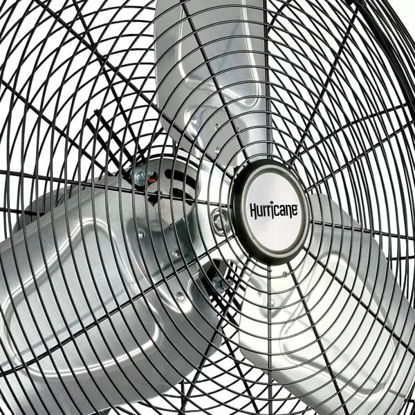 Hurricane Classic 16" Wall Mount Oscillating Fan – Powerful 3-Speed Airflow, Quiet Operation, Adjustable Tilt for Home, Office, and Grow Tents