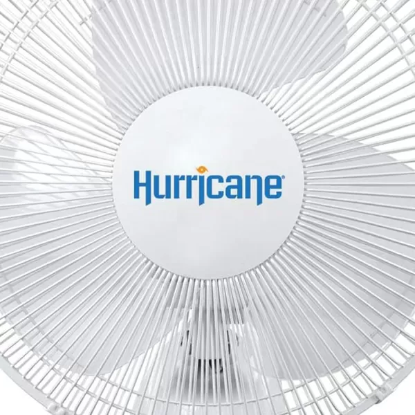 Hurricane Classic 16" Wall Mount Oscillating Fan – Powerful 3-Speed Airflow, Quiet Operation, Adjustable Tilt for Home, Office, and Grow Tents
