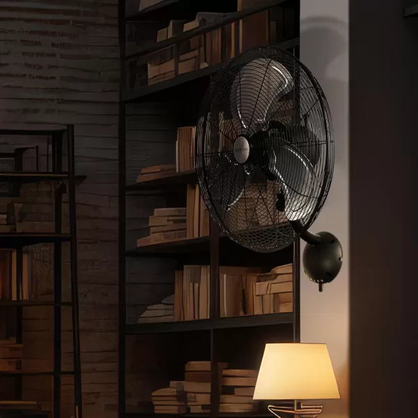 Hurricane Classic 16" Wall Mount Oscillating Fan – Powerful 3-Speed Airflow, Quiet Operation, Adjustable Tilt for Home, Office, and Grow Tents