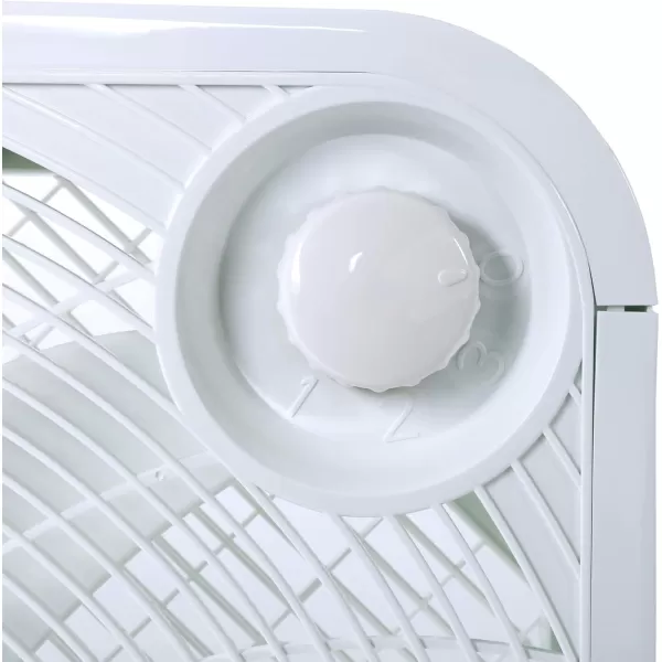 Hurricane Classic 20" Floor Box Fan – Compact and Portable, Powerful and Quiet 3-Speed Cooling for Home, Greenhouse, Office, Gym, Garage, and Workshop