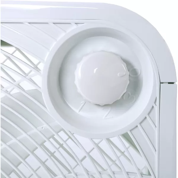 Hurricane Classic 20" Floor Box Fan – Compact and Portable, Powerful and Quiet 3-Speed Cooling for Home, Greenhouse, Office, Gym, Garage, and Workshop
