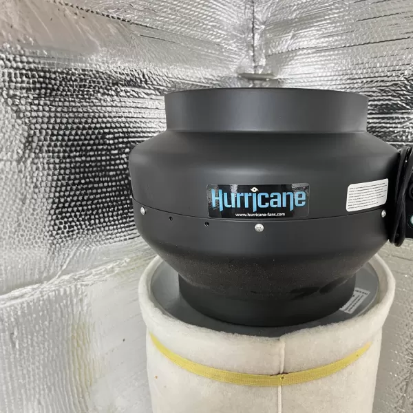 Hurricane Inline Fan for HVAC and Ventilation