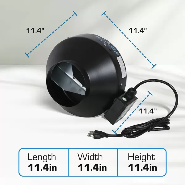 Hurricane Inline Fan for HVAC and Ventilation