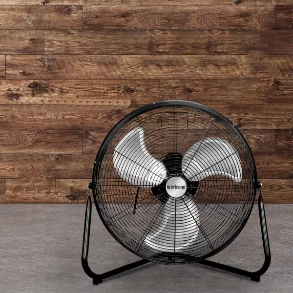Hurricane Pro 20" High Velocity Metal Floor Fan – Powerful 5300 CFM Airflow, Adjustable Tilt, Heavy-Duty Construction for Home, Gym, Garage, Workshop