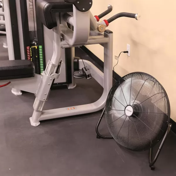 Hurricane Pro 20" High Velocity Metal Floor Fan – Powerful 5300 CFM Airflow, Adjustable Tilt, Heavy-Duty Construction for Home, Gym, Garage, Workshop