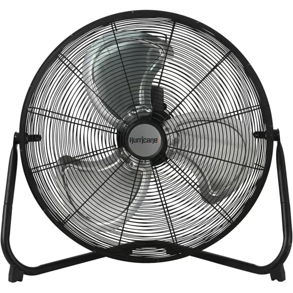 Hurricane Pro 20" High Velocity Metal Floor Fan – Powerful 5300 CFM Airflow, Adjustable Tilt, Heavy-Duty Construction for Home, Gym, Garage, Workshop
