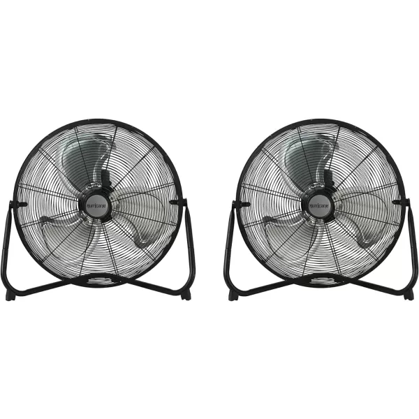 Hurricane Pro 20" High Velocity Metal Floor Fan – Powerful 5300 CFM Airflow, Adjustable Tilt, Heavy-Duty Construction for Home, Gym, Garage, Workshop