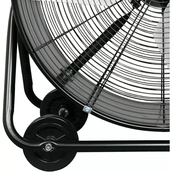Hurricane Pro 20" High Velocity Metal Floor Fan – Powerful 5300 CFM Airflow, Adjustable Tilt, Heavy-Duty Construction for Home, Gym, Garage, Workshop