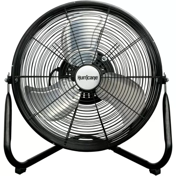 Hurricane Pro 20" High Velocity Metal Floor Fan – Powerful 5300 CFM Airflow, Adjustable Tilt, Heavy-Duty Construction for Home, Gym, Garage, Workshop