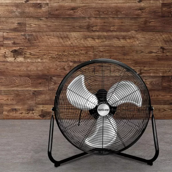 Hurricane Pro 20" High Velocity Metal Floor Fan – Powerful 5300 CFM Airflow, Adjustable Tilt, Heavy-Duty Construction for Home, Gym, Garage, Workshop