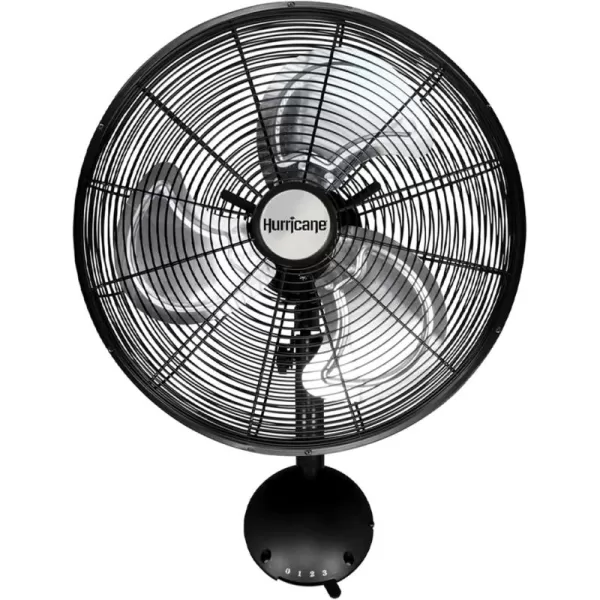 Hurricane Classic 16" Wall Mount Oscillating Fan – Powerful 3-Speed Airflow, Quiet Operation, Adjustable Tilt for Home, Office, and Grow Tents
