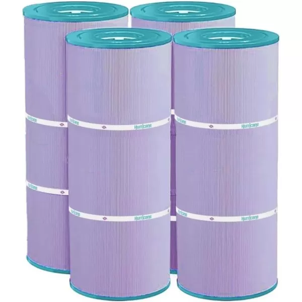 Hurricane Filters HF56SV-04 Advanced Pool Filter Cartridge - Replacement for Pleatco PA56L, Hayward SwimClearC2030, CX481XREPAK4, 4 Pack
