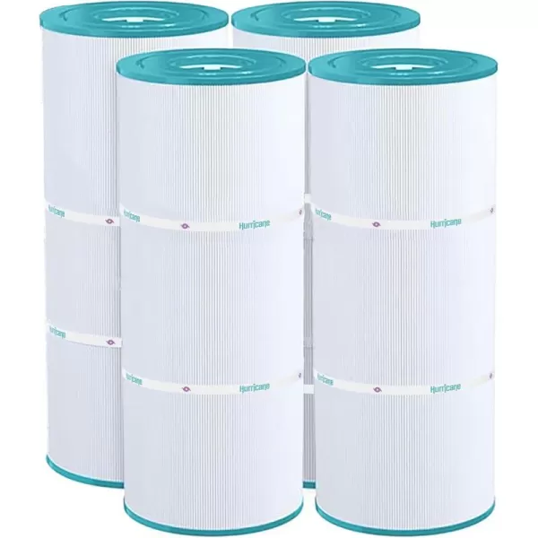 Hurricane Filters HF56SV-04 Advanced Pool Filter Cartridge - Replacement for Pleatco PA56L, Hayward SwimClearC2030, CX481XREPAK4, 4 Pack