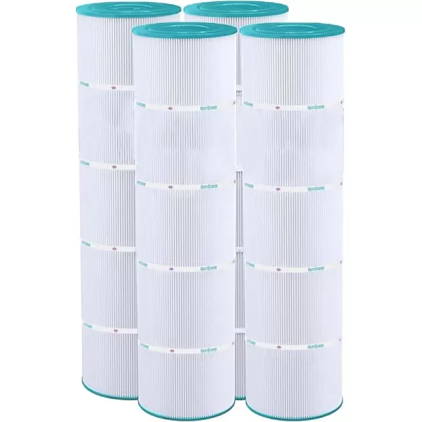 Hurricane Filters HF7459-04 Advanced Pool Filter Cartridge - Replacement for Pleatco PJAN85, Unicel C-7459, Filbur FC-0800, Jandy Industries CCL-340,CV 340, 4 Pack