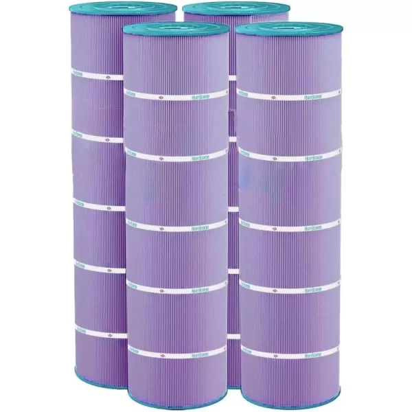 Hurricane Filters HF7488-04 Advanced Pool Filter Cartridge - Replacement for Pleatco PA106, Unicel C-7488, Filbur FC-1226 - Best Value USA Pool &amp; Spa Filters, 4 Pack