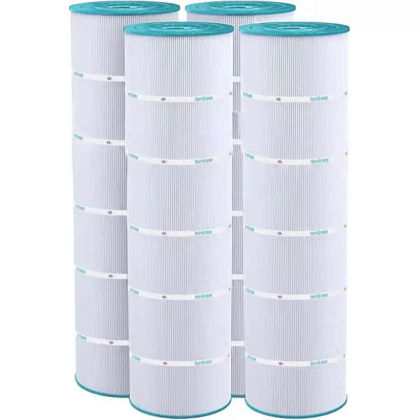 Hurricane Filters HF7488-04 Advanced Pool Filter Cartridge - Replacement for Pleatco PA106, Unicel C-7488, Filbur FC-1226 - Best Value USA Pool &amp; Spa Filters, 4 Pack
