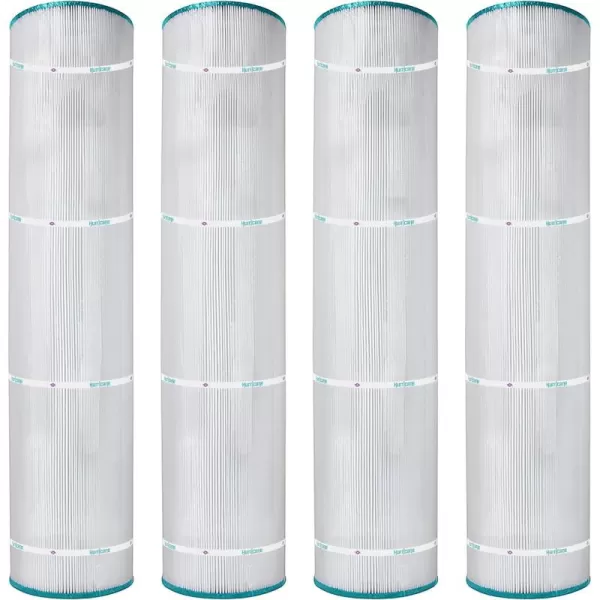 Hurricane Filters Spa Filter Cartridge for Pleatco PA126, Unicel C-7495, Filbur FC-1296, Hayward Super-Star-Clear C5000, and SwimClear C5020, 4 Pack