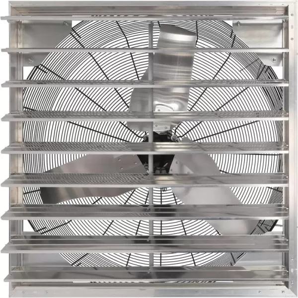 Hurricane Pro Shutter Exhaust Fans with 5 Plastic Blades, Electric Cord, and Button Controller for Household Ventilation Fans