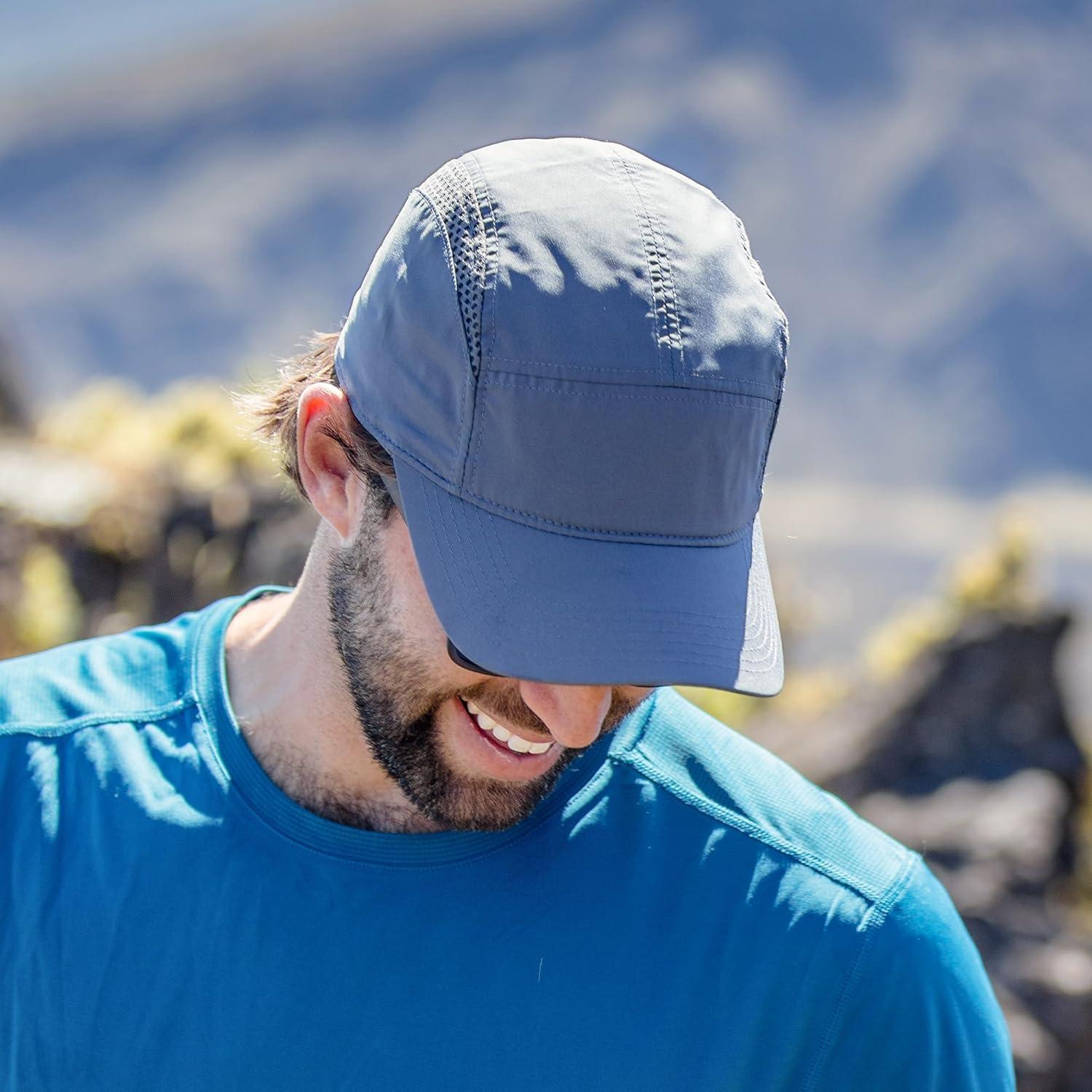 imageSunday Afternoons Aerial Cap  Running Hat for Men ampamp Women  UPF 50  Breathable Performance Workout Cap Trail ampamp Gym Hat Womens ampamp Mens Running Caps  Eggplant Terrain ML