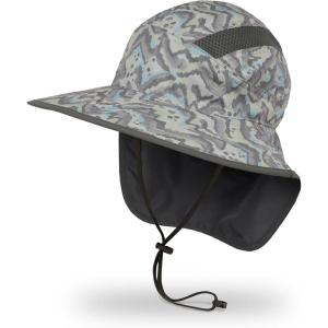 image:imageSunday Afternoons Kids Ultra Adventure Hat UPF 50 Sun Hat for Girls Boys with Neck CapeCharcoal Peaks
