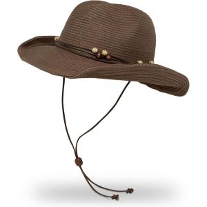 image:imageSunday Afternoons Sunset Hat  Womens UPF 50 Shapeable Brim 100 Polyester Cowgirl Sun HatChocolate